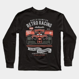 Retro Racing authentic Long Sleeve T-Shirt